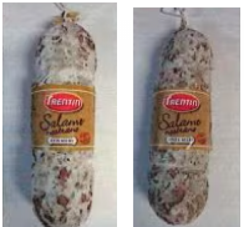 Salmonella e Listeria nel Salame nostrano, con e senza aglio, del salumificio Trentin