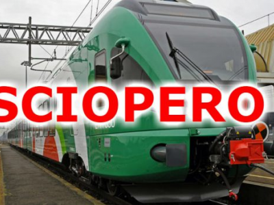 Domenica 15 maggio sciopero del trasporto ferroviario