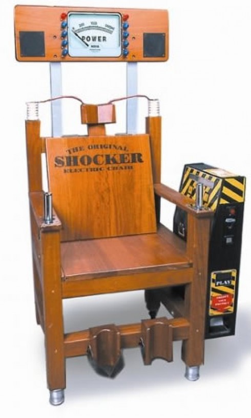 gioco sedia elettrica "Shocker"  