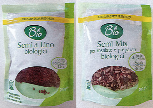 Etichetta errata, pericolo per chi è allergico: richiamati semi di lino biologici e semi mix per insalate e preparati biologici a marchio Bio