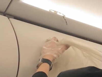 C’è un serpente, panico sul volo  Bangkok – Phuket. Il video della cattura