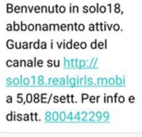 servizi a pagamento abusivi