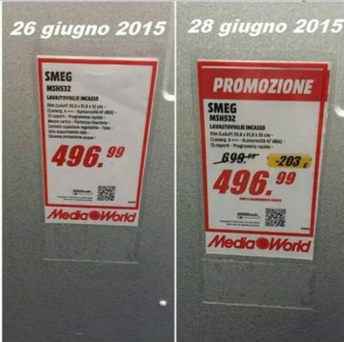 vendite promozionali mediaworld