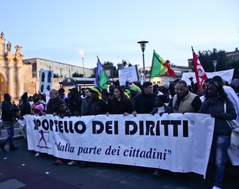 manifestazione antirazzista 17-12-2011