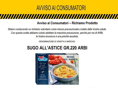 sugo all'astice arbi