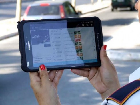 tablet vigili urbani