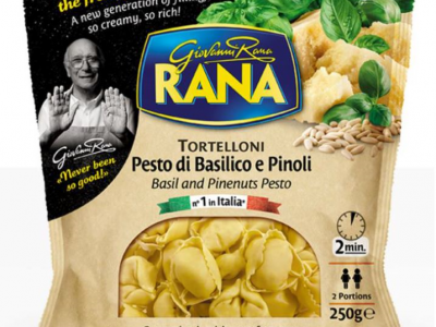 Etichetta incompleta: ministero Salute tedesco segnala ritiro "Tortelloni Pesto di Basilico e Pinoli" a marchio GIOVANNI RANA