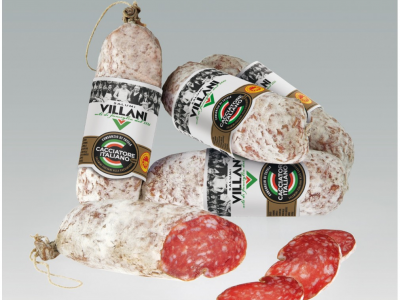 Richiamo per rischio microbiologico del salame cacciatore Villani: alto rischio di Salmonella e Listeria