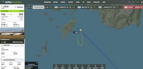 Volo Francoforte-Dubai, atterraggio forzato di un aereo Lufthansa all'aeroporto di Rodi