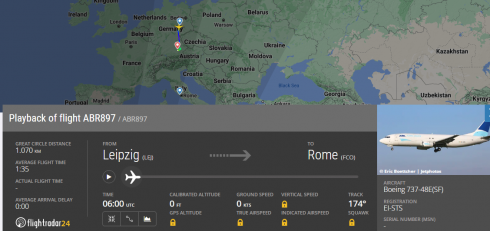 Volo Lipsia – Roma Fiumicino deviato dopo la perdita di pressione in cabina