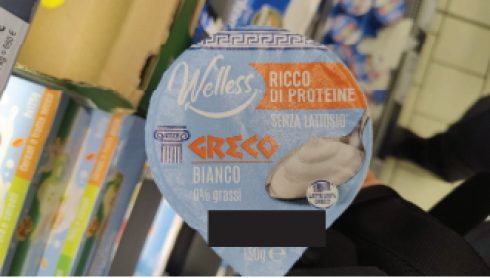 Allergene non dichiarato, ministero della Salute segnala richiamo di un lotto di yogurt greco magro bianco ‘senza lattosio’ a marchio Welless